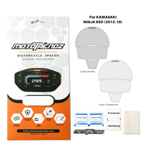 Motorcycle Speedo Screen Protector – Kawasaki Ninja 650 (2012-2016) Pack of 2